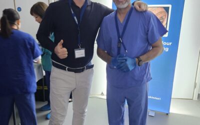 Szkolenie z&nbsp;szycia endoskopowego w&nbsp;Szpitalu św. Marka w&nbsp;Londynie