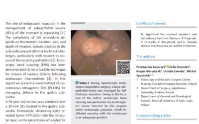 Publikacja w&nbsp;Endoscopy — najważniejszym piśmie endoskopowym na świecie